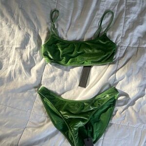 Triangl Swimwear Green Bikini Set